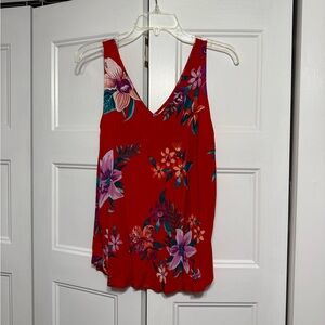 Sleeveless Old Navy tropical top